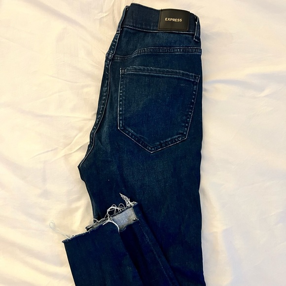 Express Raw Edge Skinny Jean - Picture 2 of 2